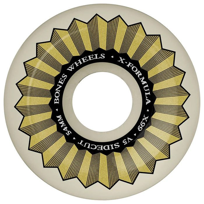 BONES X-FORMULA V5 SIDECUTS 99A SKATEBOARD WHEELS