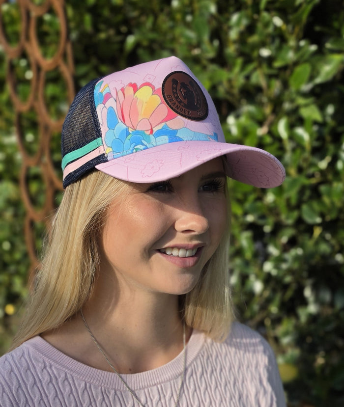 Branded Cowgirl Baby Pink Cap