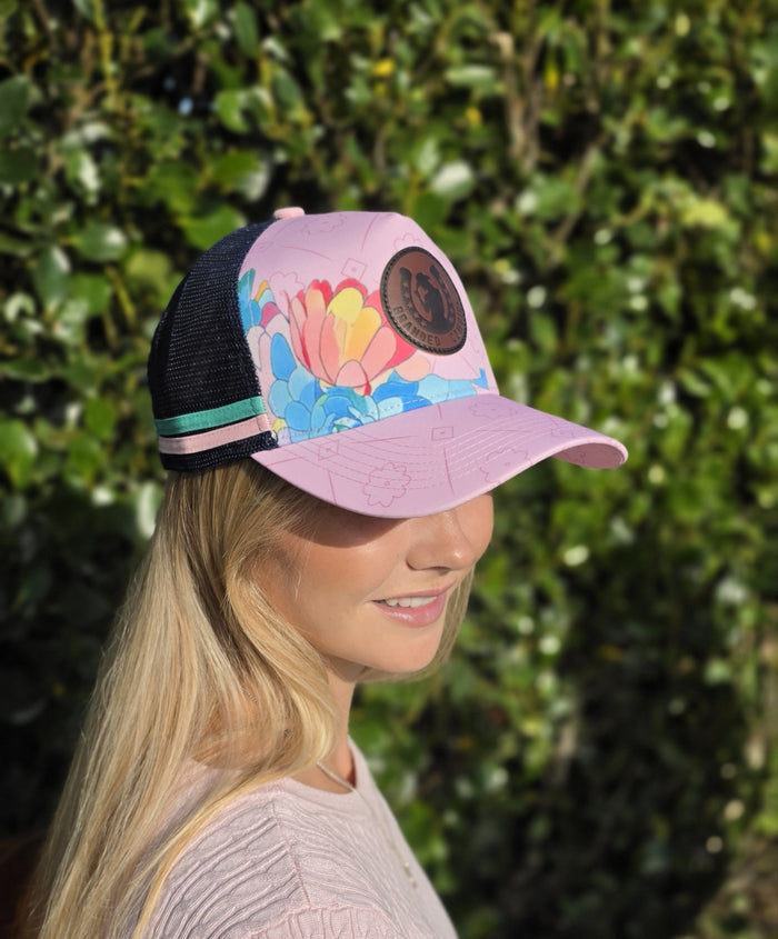 Branded Cowgirl Baby Pink Cap