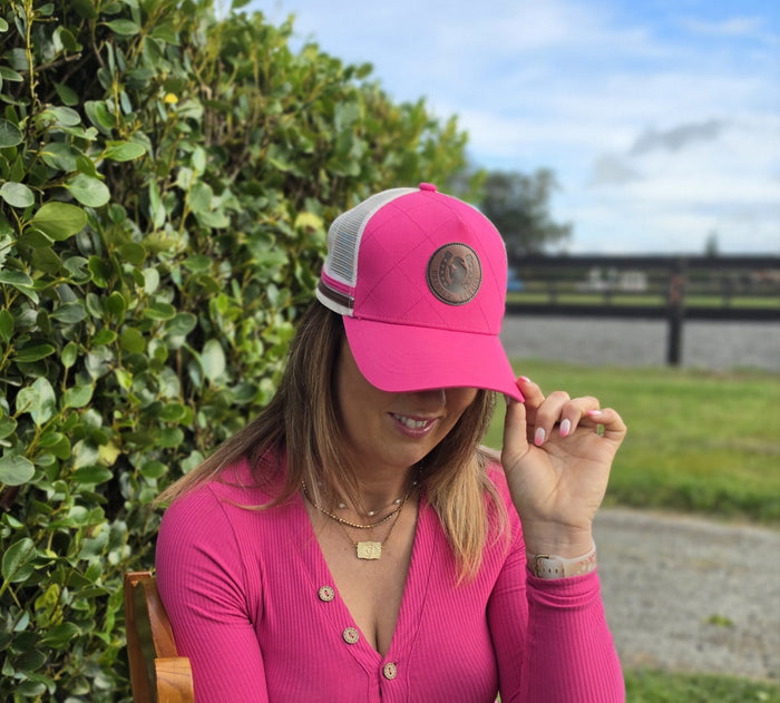 Branded Cowgirl Hot Pink Cap