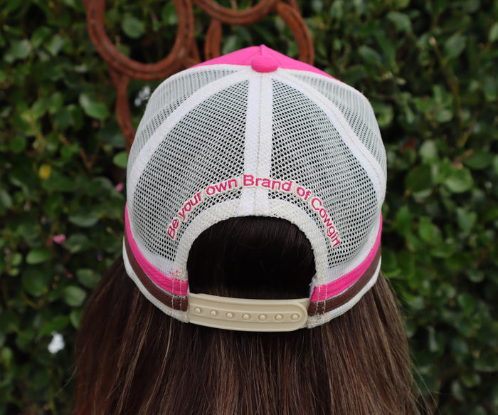 Branded Cowgirl Hot Pink Cap