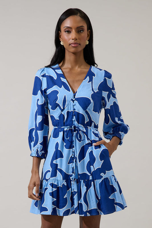 Briela Abstract Roana Mini Dress