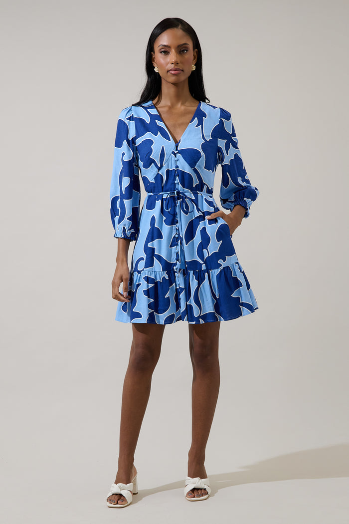 Briela Abstract Roana Mini Dress