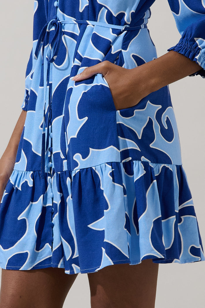 Briela Abstract Roana Mini Dress