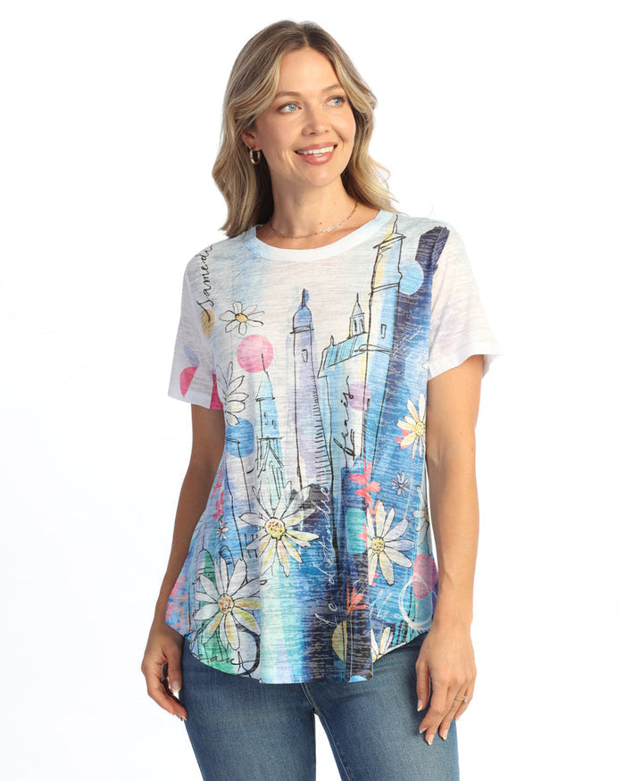 Burnout Short-Sleeve Top - AJ4