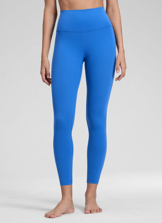 CRZ YOGA Women's Yoga Lounge High Rise Butterluxe Yoga Leggings 25'' Sparkle Blue