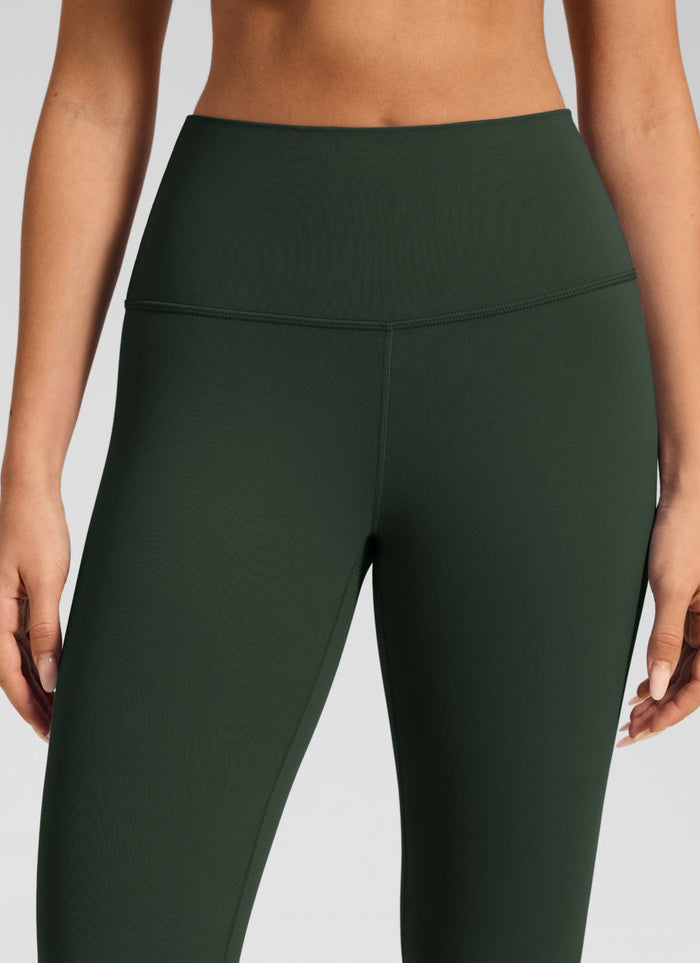 CRZ YOGA Women's Yoga Lounge High Rise Butterluxe Yoga Leggings 25'' Legend Green