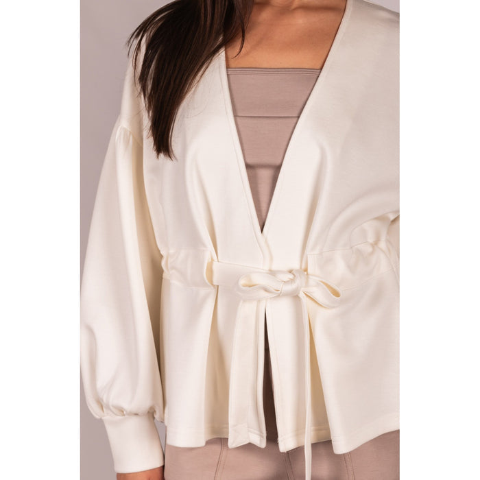 BYC - P. CILL Butter Modal, Wrap Cardigan 1101 - Ivory