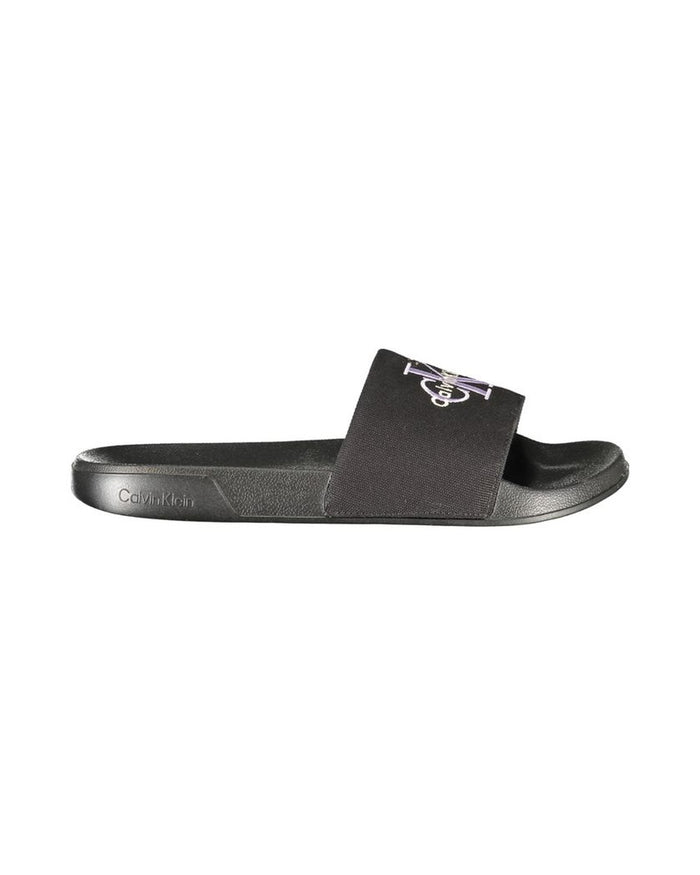 Calvin Klein Nero Polyurethane Women Ciabatta