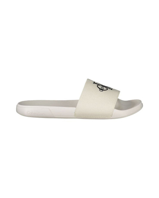 Calvin Klein White Polyester Women's Slipper