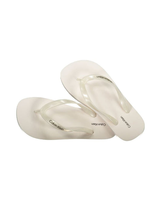 Calvin Klein White Polyurethane Women's Sandal