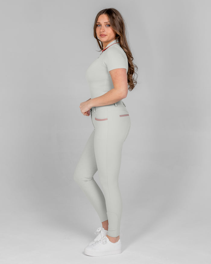 Calypso Short Sleeve Polo - Shell Grey