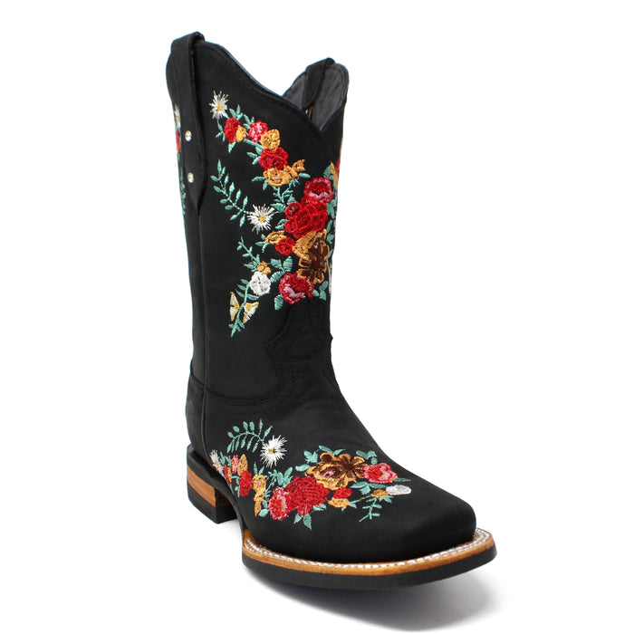 "Carolina" Artillero Narrow Square Toe Cowgirl Boot