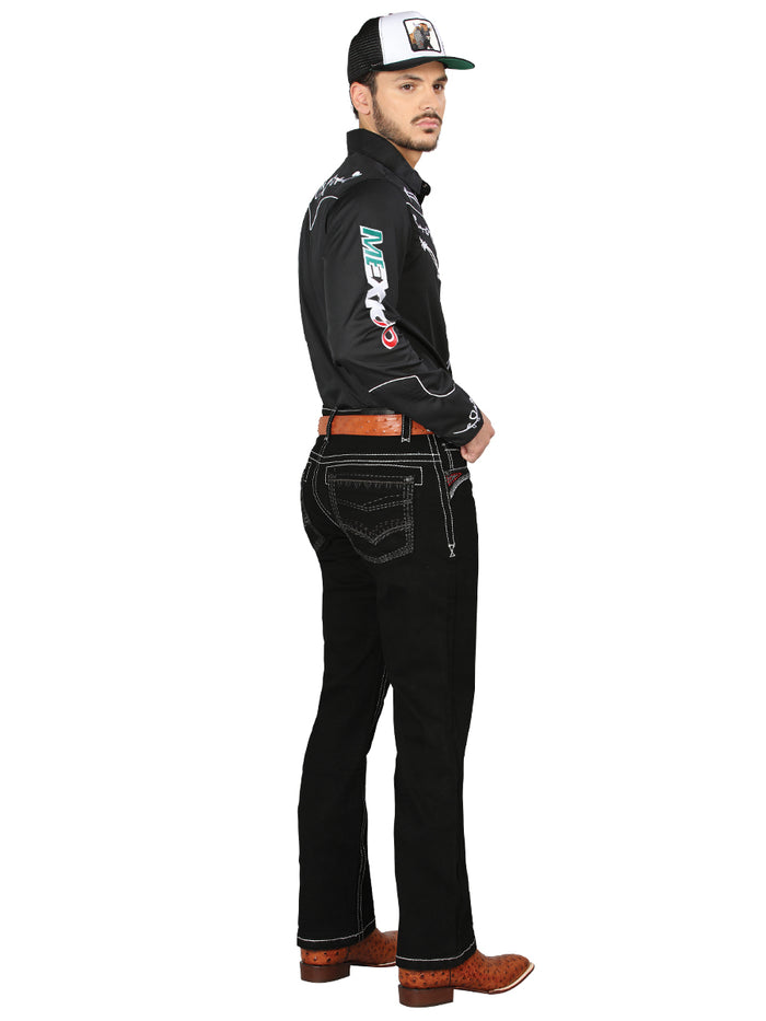 Centenario Bootcut Denim Jeans - Black