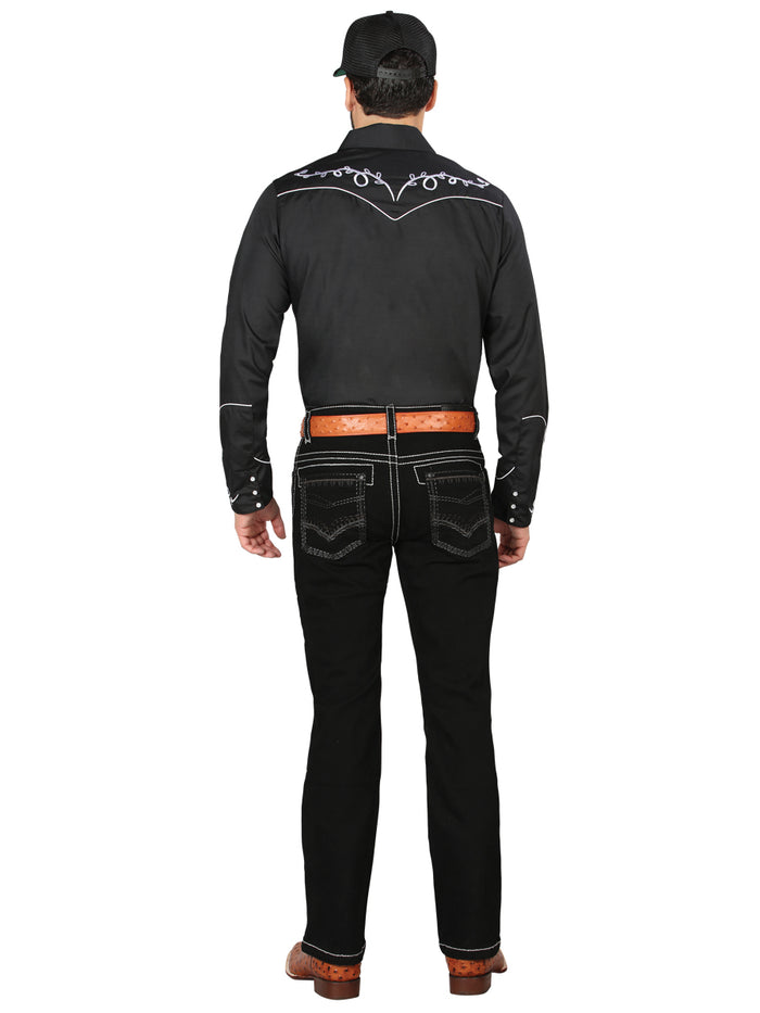 Centenario Bootcut Denim Jeans - Black