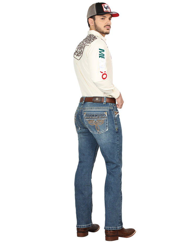 Centenario Bootcut Denim Jeans - Dark Blue