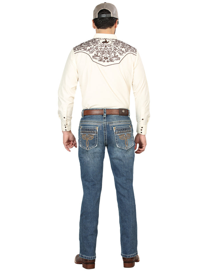 Centenario Bootcut Denim Jeans - Dark Blue