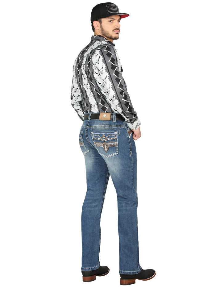 Centenario Bootcut Denim Jeans - Medium Blue