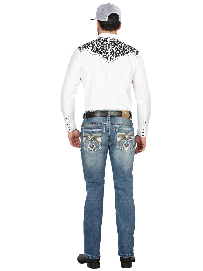 Centenario Bootcut Denim Jeans - Medium Blue