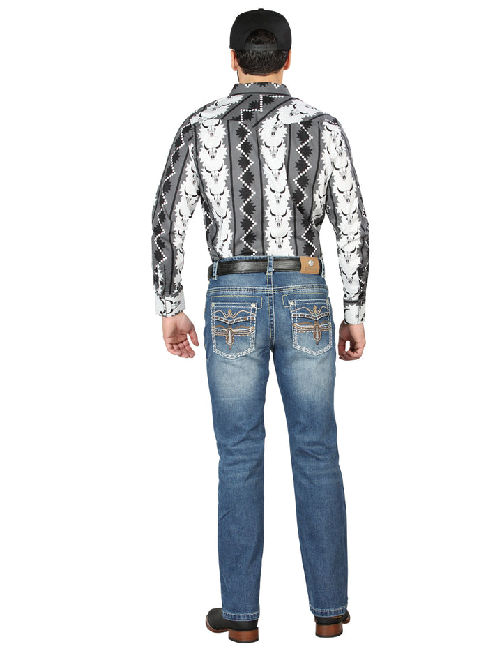 Centenario Bootcut Denim Jeans - Medium Blue