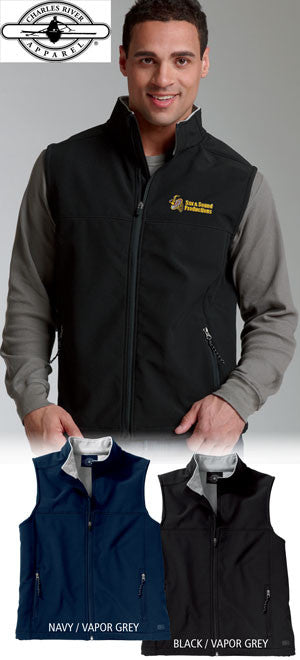 Charles River Mens Soft Shell Vest - EZ Corporate Clothing
 - 2