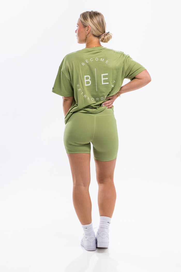 Chill Mode Tee - Rooted Green