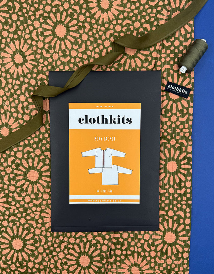 Clothkits® Boxy Jacket Kit – Quilted Bagru Block Print