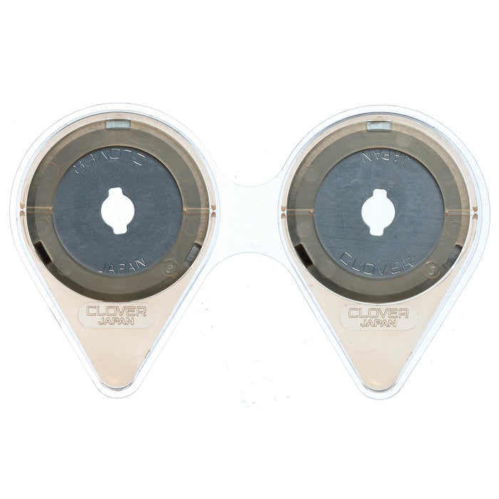 Clover Rotary Blades: Refill Pack: 28mm x 2 - Rotary Cutter