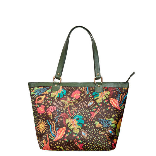 Women's coastal tote shoulder bag for work, travel, and daily use