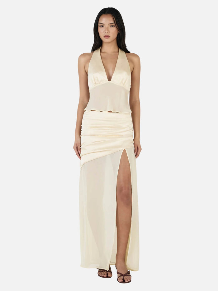 Constance Maxi Skirt - Buttercream