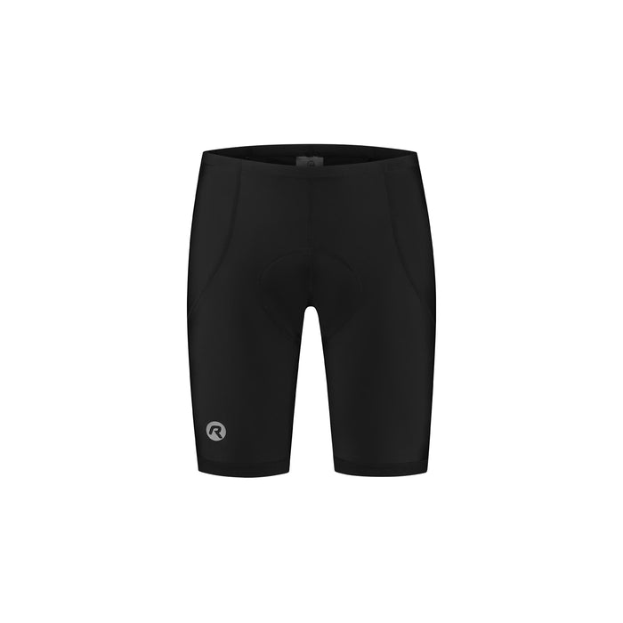 Rogelli Core korte fietsbroek zonder bretels heren zwart voorkant.
