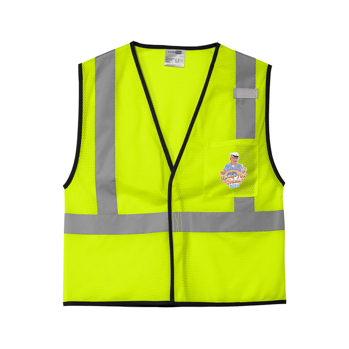 CornerStone ® ANSI 107 Class 2 Economy Mesh One-Pocket Vest, Full Color
