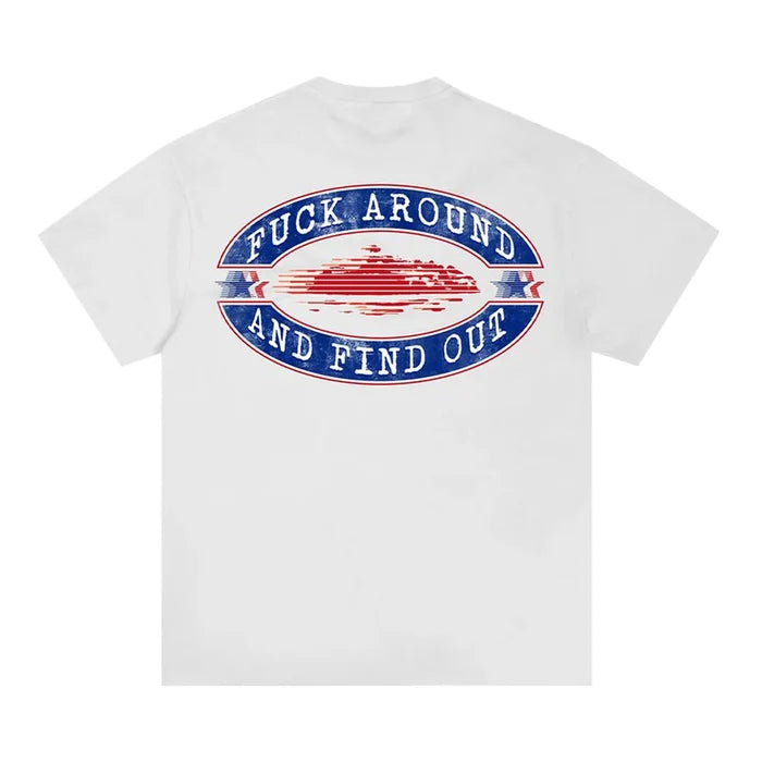 Corteiz Fuck Around Tee White