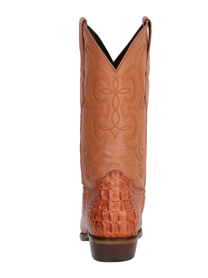 Cowboy boot  El Senor de los Cielos - Imitation Caiman Print - Cognac