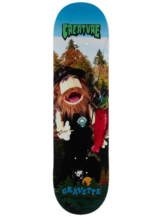 CREATURE DECK GRAVETTE FUZZY CREATURE FIENDS 8.3" X 32.2"