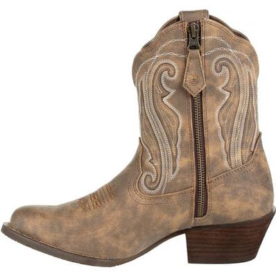 Crush by Durango Women's Distressed Shortie Western Boot