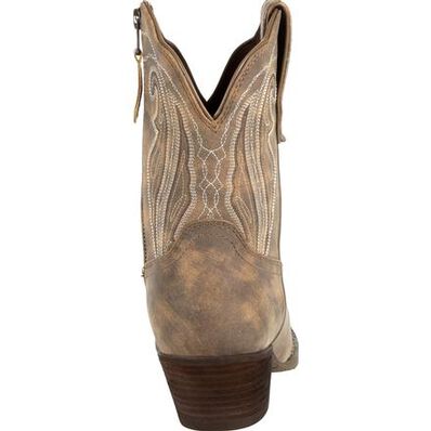 Crush by Durango Women's Distressed Shortie Western Boot