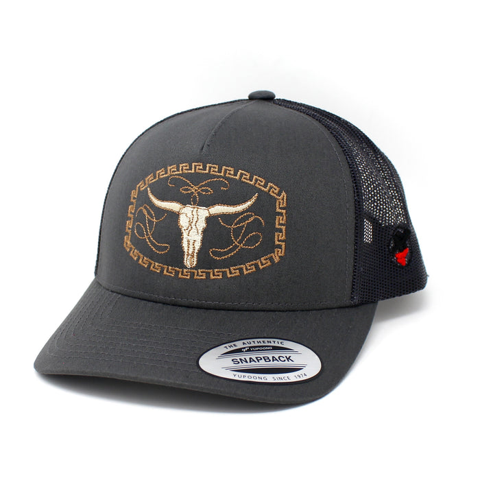 Cuernos De Oro Embroidered Trucker Hat