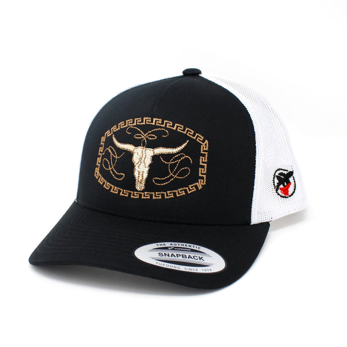Cuernos De Oro Embroidered Trucker Hat