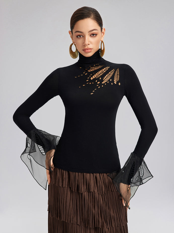 Contemporary clothing item with smooth finish and balanced shape
