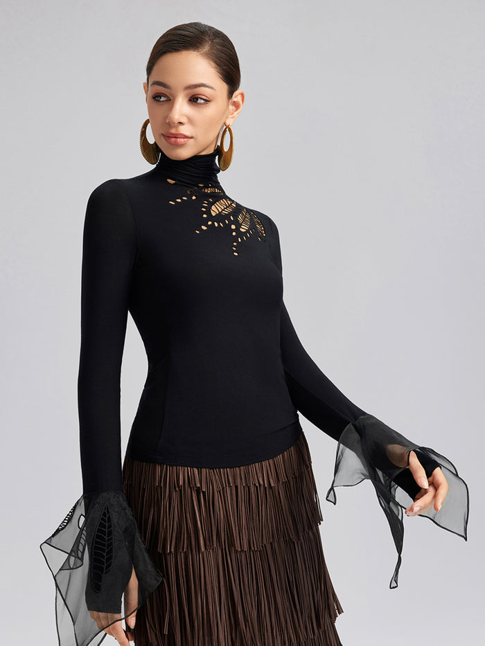 Modern apparel item with smooth texture and refined finish