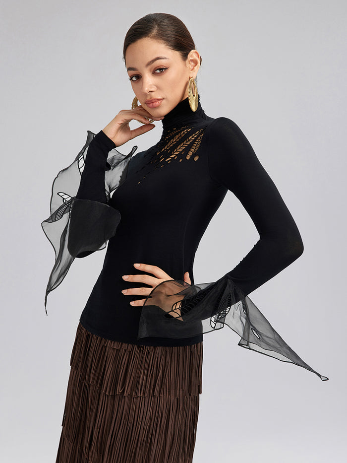 Structured clothing piece with crisp lines and minimal design