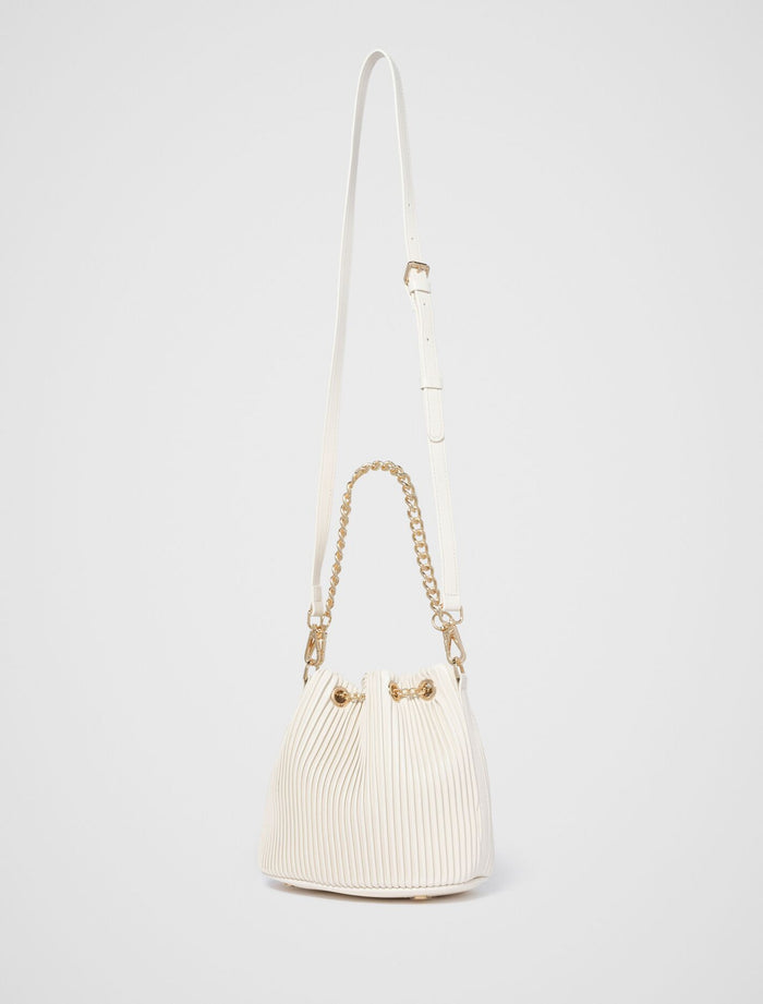 Dahlia Drawstring Pleat Bucket Bag Forever New