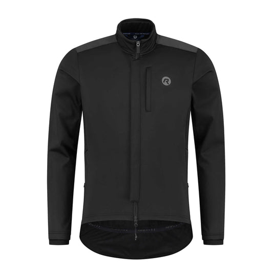 Rogelli Deep Winter fietsjack heren zwart voorkant.