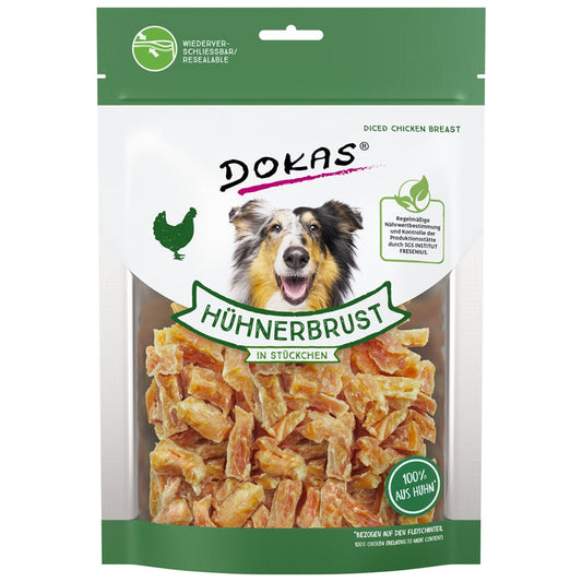 Dokas Dog Hühnerbrust in Stückchen