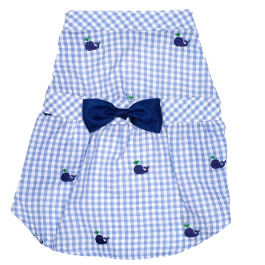 Dress | Gingham Whales