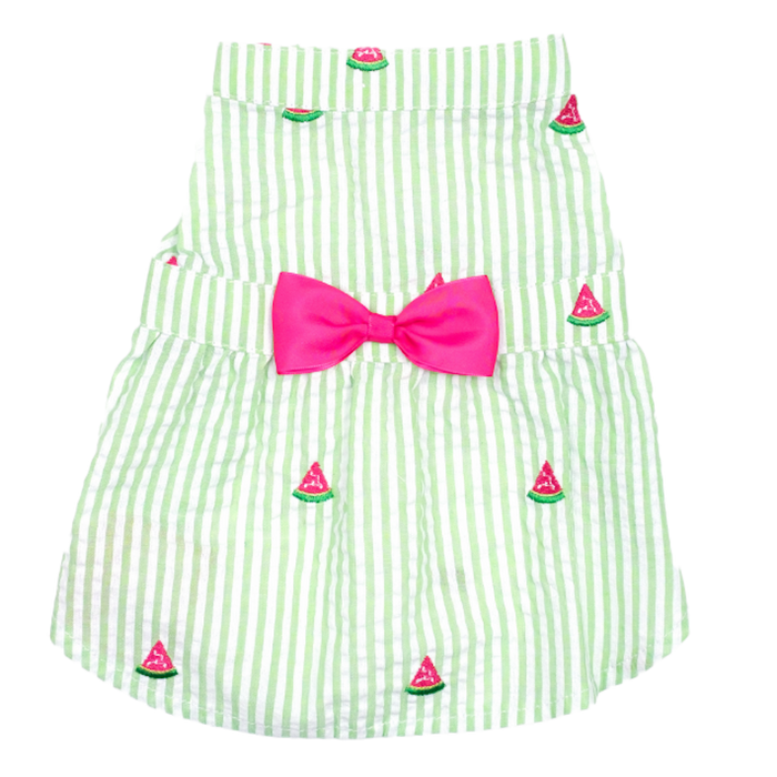 Dress | Green Stripe Watermelon