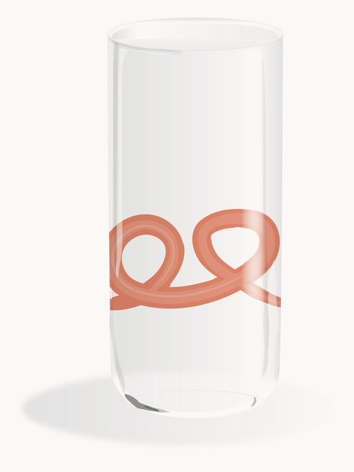 drink glass coral knots 100% Capri design