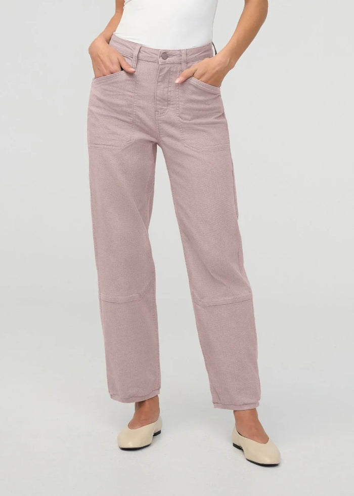 DUER STRETCH CANVAS UTILITY PANT CHALK WOMENS PANT