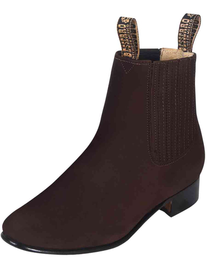 El Besserro Charro Boot - Dark Brown Nubuck